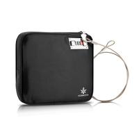 KOSMCCO Sac de plage antivol verrouillable 9 x 7,5 pouces - Coffre-fort de plage portable pour sécuriser vos objets de valeur et votre téléphone - Noir