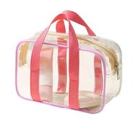 Kosmetiktasche Durchsichtig - Großer Kulturbeutel & Kosmetiktasche | Durchsichtiger Reise-Organizer 20x8x11cm, Tragbare Waschbag Mit Reißverschluss Für Toilettenartikel, Für Flugzeug Handgepäck