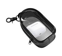 Kosmetiktasche Klein Für Handtasche - Beauty Bag Transparent | Wasserdicht Kulturbeutel Durchsichtig PP 6,5x4x10,5cm - Makeup Tasche Reise Organizer Mit Schlüsselanhänger