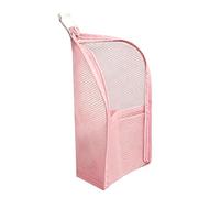 Kosmetiktasche - Zahnbürstenbeutel Aus Netzgewebe Fürs Badezimmer | Reisebeutel Zur Aufbewahrung Von Zahnpasta Und Kosmetikartikeln | Kulturbeutel Mit Mehrteiligem Fachlayout, Größe 13 X 13 X 22 Cm