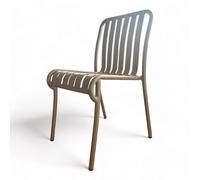 Kosmi - Chaise de Jardin en Aluminium Beige Lou