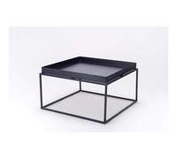 .FR - Table Basse métal Noir Style Industriel 60x60x40CM