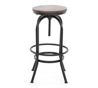 Kosmi Tabouret de Bar LOFT à vis Style Industriel réglable en Hauteur