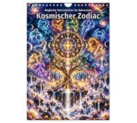 Kosmischer Zodiac. Magische Sternzeichen im Universum (Wandkalender 2027 DIN A4 hoch), CALVENDO Monatskalender: Sternzeichen mit magischen ... und Astrologie-Kunst. Das perfekte Geschenk.