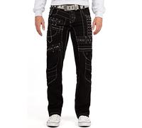 KOSMO LUPO Herren Jeans KM8004-1-bans W32/L32