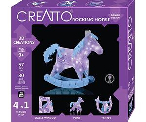 Kosmos 03669 Cheval à Bascule 3D DIY Silver