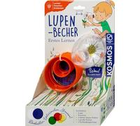 Kosmos 602345 Premier apprentissage : loupe avec accessoires, recherche et jeux pour enfants à partir de 4 ans et plus, kit de chercheurs, jouets éducatifs pour l'intérieur et l'extérieur, kit d'expérimentation pour enfants de maternelle