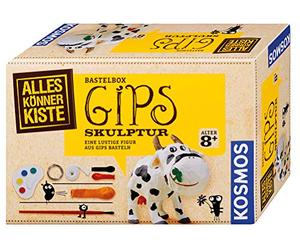 Kosmos 604066 - Boîte Polyvalente, Sculpture en plâtre, kit de Bricolage pour Enfants à partir de 8 Ans, Anniversaire d'enfant, kit de Bricolage en plâtre
