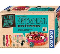 Kosmos 604585 Kit de Bricolage Polyvalent pour Filles et garçons à partir de 8 Ans, Faire soi-même des Bracelets d'amitié, Cadeau d'anniversaire d'enfant, Souvenir, activité