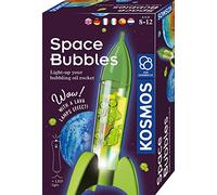 KOSMOS 616786 Space Bubbles - Kit d'expérimentation de lampe à lave mini-fusée pour enfants avec instructions multilingues (DE, EN, FR, IT, ES, NL)
