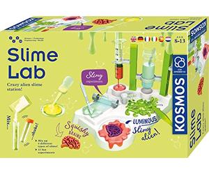 KOSMOS 616878 Slime Lab Laboratory, faites vous-même du slime et un ensemble d'expériences de recherche pour enfants avec des instructions multilingues (DE, EN, FR, IT, ES, NL)