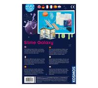 KOSMOS 617196 Fun Science - Galaxie gluante, Mélange cinq types de glu différents, kit d'expérimentation pour débutants et enfants à partir de 8 ans, kit complet pour fabriquer soi-même de la glu, mul