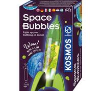 KOSMOS 617356 Space Bubbles, Mini Lampe à Lave avec fusées à fabriquer soi-même, kit d'expériences pour Les Enfants à partir de 8 Ans, expérience à emporter, Cadeau pour l'anniversaire des Enfants