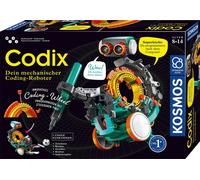 Kosmos 620646 Codix - Ton robot de codage mécanique, Apprendre à programmer en s'amusant, Jouets robotiques, Boîte d'expérimentation pour enfants à partir de 8-12 ans