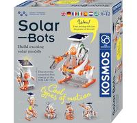 KOSMOS 620677 Solar Bots, construction de 8 modèles solaires, kit de construction pour robot à énergie solaire, cellule solaire avec moteur, boîte d'expérimentation pour enfants à partir de 8 à 12