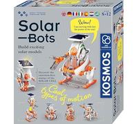 KOSMOS 620677 Solar Bots, construction de 8 modèles solaires, kit de construction pour robot à énergie solaire, cellule solaire avec moteur, boîte d'expérimentation pour enfants à partir de 8 à 12