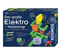 Kosmos 620820 Le Grand Atelier électrique, explorez Le Courant continu et Alternatif, Plus de 130 expériences, boîte d'expérimentation pour Les Enfants à partir de 10 à 14 Ans