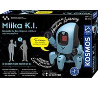 KOSMOS 620899 Miika K.I. Robot, expérimentez et comprenez l'intelligence artificielle, entraînez-le avec les gestes ou la voix, boîte d'expérimentation innovante pour enfants à partir de 10 ans, jouet