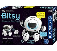 Kosmos 621094 Bitsy Robot intelligent pour enfants, contrôle Bitsy avec bouton sonore, jouet pour enfants de 8 à 12 ans