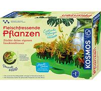 KOSMOS 632137 Kit Complet pour Planter soi-même des Plantes Carnivores, insecticides, kit Complet de Culture de graines, Terre, Pipette, boîte d'expérimentation pour Enfants à partir de 8 Ans pour Le