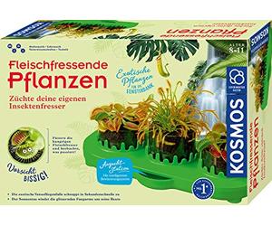 KOSMOS 632137 Kit Complet pour Planter soi-même des Plantes Carnivores, insecticides, kit Complet de Culture de graines, Terre, Pipette, boîte d'expérimentation pour Enfants à partir de 8 Ans pour Le