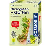 KOSMOS 636135 Jardin Microgreen, Planter et déguster des semis biologiques verticalement pour cultiver des semis de légumes sur le rebord de la fenêtre, boîte d'expérimentation pour les enfants de 6 à