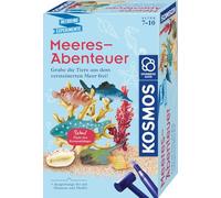 KOSMOS 658038 - Aventure marine - Déterrer les animaux de la mer pétrifiée - Avec pendentif en forme de coquillages - Kit d'expérimentation pour enfants à partir de 7 à 10 ans - Décoration - Bijoux - Petit cadeau