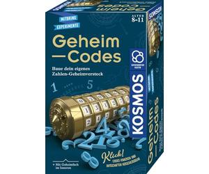 Kosmos 658076 Codes Secrets, Construire Une cachette secrète de Chiffres, crypter Les Codes, crypter Les Messages et Les Secrets, kit d'expérimentation pour Enfants à partir de 8 à 11 Ans, Cadeaux