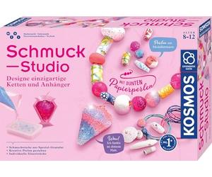 Kosmos 671501 Studio de Bijoux, Design de chaînes et pendentifs Uniques, kit Complet pour la Fabrication de Bijoux, kit créatif pour Enfants à partir de 8-12 Ans, boîte d'expérimentation