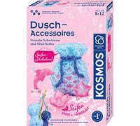 Kosmos 671600 - Accessoires de douche exclusifs Amazon - Créez des éponges en laine de douche et créez des mini savons avec dégradé de couleur - Kit d'expérimentation passionnant pour les enfants à