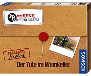 Kosmos 682163 Murder Mystery Case File - Le Mort dans la Cave à vin - Jeu de Crime avec éléments de Preuve et Indices - Résout Un Cas Criminel passionnant - Jeu de société à partir de 14 Ans