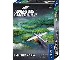 Kosmos 682842 Adventure Games - Expedition Azcana Découvre l'histoire, Jeu d'aventure passionnant, Jeu de société coopératif à partir de 10 Ans pour 1 à 4 Personnes