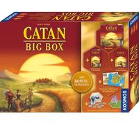 Kosmos 682941 Catan - Big Box, boîte d'avantages de 7 pièces, set de démarrage pour Catan - le jeu, y compris le complément pour 5-6 et l'extension avec des scénarios bonus, les colons de Catan