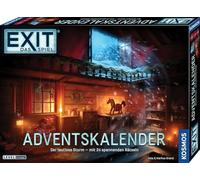 KOSMOS 683009 EXIT - Le calendrier de l'avent, la tempête silencieuse, avec 24 énigmes passionnantes à partir de 10 ans, jeu Escape Room avant Noël, pour enfants, adolescents et adultes