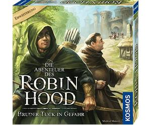 Kosmos 683146 - Les Aventures de Robin des Bois - Frère Tuck en Danger - Extension aux Aventures du Robin des Bois - Nominé pour Le Jeu de l'année 2021 - Jeu de société avec 4 Nouvelles Aventures