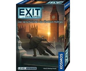 Kosmos 683269 EXIT - Le Jeu - La Disparition du Sherlock Holmes Niveau : Avancé, Escape Room, EXIT Game pour 1 à 4 Joueurs à partir de 12 Ans, Un Jeu de société Unique