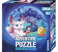 Kosmos 683597 Puzzle Adventure La Lumière dans la Forêt Enchantée, 200 pièces, Puzzle d'aventure interactif pour Enfants, découverte de l'histoire d'aventure avec Chaque pièce de Puzzle, récompensé