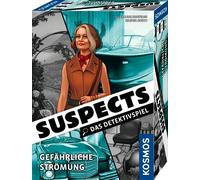 Kosmos 683658 Suspects - Dangerous Current, The Detective Game, Crime Game, Excitant Board Game as Crime for Determining, Collecting Clues, Solving Murder Case, from 12 Years for 1-5 People