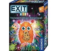 Kosmos 683733 EXIT® - Das Spiel Kids - Jeu de Puzzle Monstres à partir de 5 Ans - pour 1 à 4 Enfants - Jouable Plusieurs Fois - Jeu Escape Room - EXIT Game - Jeu pour Enfants