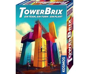 Kosmos 684228 TowerBrix : Une équipe, Une Tour - Un Plan ? Jeu d'adresse coopératif, Construire Ensemble sans Plan, Jeu de société pour 1 à 6 Personnes à partir de 10 Ans