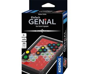 Kosmos 684341 Jeu de Cerveau Simple génial pour 1 Personne, Jogging cérébral avec 200 tâches, différents Niveaux, boîte Pratique pour Les déplacements, Brain Teaser à partir de 8 Ans, Jeu de