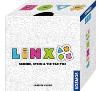 Kosmos 684761 Linx, Jeu Familial Amusant, Combinaison Amusante des Classiques Tic Tac Toe & Ciseaux, Pierre, Papier