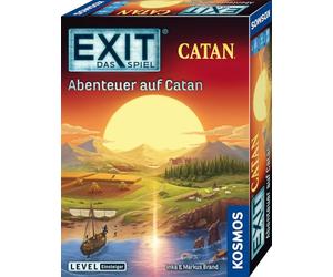Kosmos 684983 EXIT - Le Jeu - Aventure sur Catan, Version en Allemand, Niveau : débutant, Escape Room, Exit Game pour 1 à 4 Joueurs à partir de 10 Ans, Jeu de société