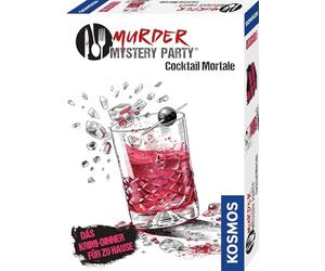 Kosmos 685034 Murder Mystery Party - Cocktail Mortale - Le dîner de Crime pour la Maison - Kit Complet pour 6 Personnes à partir de 16 Ans - Jeu de fête