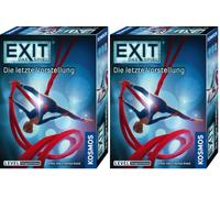 Kosmos 685065 EXIT® - Le Jeu La dernière représentation, Niveau : avancé, Escape Room, EXIT Game pour 1 à 4 Joueurs à partir de 12 Ans, Un Jeu de société Unique (Lot de 2)
