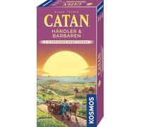 Kosmos 685157 Catan - Händler & Barbaren Ergänzung für 5-6 Personen, Ergänzung zur Catan Erweiterung Händler & Barbaren, Brettspiel AB 10 Jahre für 2-6 Personen, Siedler Von Catan
