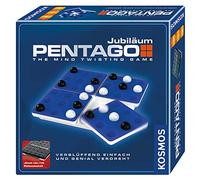 Kosmos 692599 Pentago The Mind Twisting Game, édition Anniversaire, Jeu de stratégie pour 2 Personnes à partir de 8 Ans, Jeu de société Amusant, règles Simples