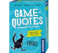 Kosmos 692926 - Game of Quotes. Citations folles. Jeu de Cartes drôle de l'auteur à succès Marc-Uwe Kling