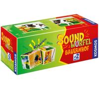 Kosmos 697365 Cube sonore de la Ferme, Jouet éducatif avec Sons pour Enfants à partir de 2 Ans, Jouets pour Tout-Petits, Sons de Cheval, Vache, Mouton, oie, Coq, Cochon