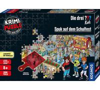 Krimipuzzle ??? Kids 200 Teile / Spuk auf dem Schulfest (drei Fragezeichen): 1 Spieler oder im Team